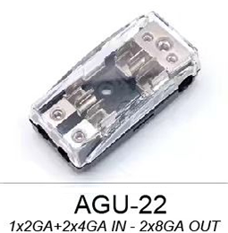 Heavy-Duty Multi-Channel AGU Fuse Holder for Car